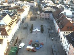 Archiv Foto Webcam Deggendorf mit Blick auf den oberen Stadtplatz