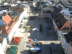 Archiv Foto Webcam Deggendorf mit Blick auf den oberen Stadtplatz