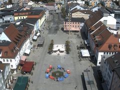 Archiv Foto Webcam Deggendorf mit Blick auf den oberen Stadtplatz