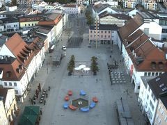 Archiv Foto Webcam Deggendorf mit Blick auf den oberen Stadtplatz