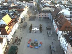 Archiv Foto Webcam Deggendorf mit Blick auf den oberen Stadtplatz