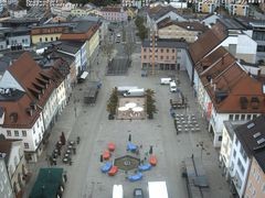 Archiv Foto Webcam Deggendorf mit Blick auf den oberen Stadtplatz