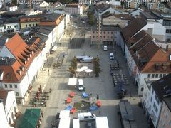 Archiv Foto Webcam Deggendorf mit Blick auf den oberen Stadtplatz
