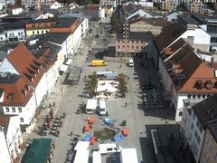 Archiv Foto Webcam Deggendorf mit Blick auf den oberen Stadtplatz
