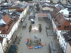Archiv Foto Webcam Deggendorf mit Blick auf den oberen Stadtplatz