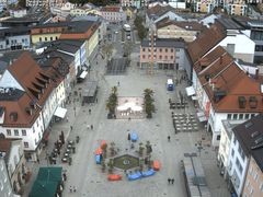Archiv Foto Webcam Deggendorf mit Blick auf den oberen Stadtplatz