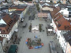 Archiv Foto Webcam Deggendorf mit Blick auf den oberen Stadtplatz