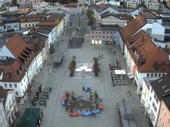 Archiv Foto Webcam Deggendorf mit Blick auf den oberen Stadtplatz