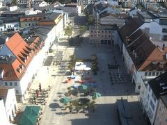 Archiv Foto Webcam Deggendorf mit Blick auf den oberen Stadtplatz