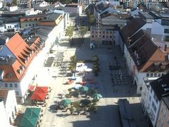Archiv Foto Webcam Deggendorf mit Blick auf den oberen Stadtplatz