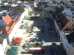 Archiv Foto Webcam Deggendorf mit Blick auf den oberen Stadtplatz