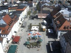 Archiv Foto Webcam Deggendorf mit Blick auf den oberen Stadtplatz