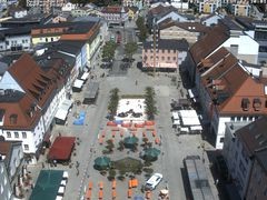 Archiv Foto Webcam Deggendorf mit Blick auf den oberen Stadtplatz