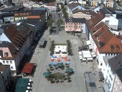 Archiv Foto Webcam Deggendorf mit Blick auf den oberen Stadtplatz