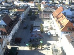 Archiv Foto Webcam Deggendorf mit Blick auf den oberen Stadtplatz