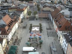 Archiv Foto Webcam Deggendorf mit Blick auf den oberen Stadtplatz