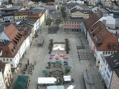 Archiv Foto Webcam Deggendorf mit Blick auf den oberen Stadtplatz
