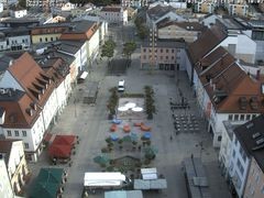 Archiv Foto Webcam Deggendorf mit Blick auf den oberen Stadtplatz