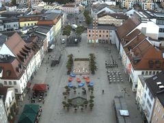 Archiv Foto Webcam Deggendorf mit Blick auf den oberen Stadtplatz