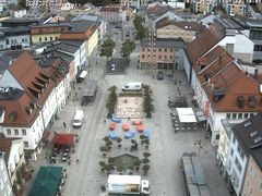 Archiv Foto Webcam Deggendorf mit Blick auf den oberen Stadtplatz