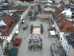 Archiv Foto Webcam Deggendorf mit Blick auf den oberen Stadtplatz
