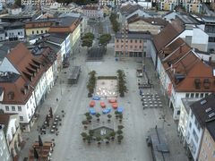 Archiv Foto Webcam Deggendorf mit Blick auf den oberen Stadtplatz