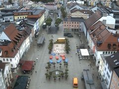 Archiv Foto Webcam Deggendorf mit Blick auf den oberen Stadtplatz