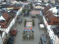 Archiv Foto Webcam Deggendorf mit Blick auf den oberen Stadtplatz