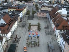 Archiv Foto Webcam Deggendorf mit Blick auf den oberen Stadtplatz
