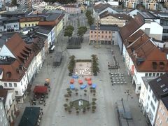 Archiv Foto Webcam Deggendorf mit Blick auf den oberen Stadtplatz