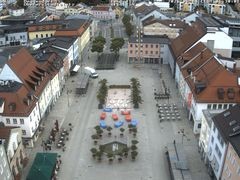 Archiv Foto Webcam Deggendorf mit Blick auf den oberen Stadtplatz