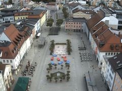 Archiv Foto Webcam Deggendorf mit Blick auf den oberen Stadtplatz