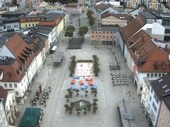 Archiv Foto Webcam Deggendorf mit Blick auf den oberen Stadtplatz