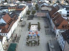 Archiv Foto Webcam Deggendorf mit Blick auf den oberen Stadtplatz