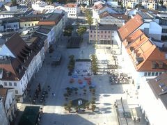 Archiv Foto Webcam Deggendorf mit Blick auf den oberen Stadtplatz