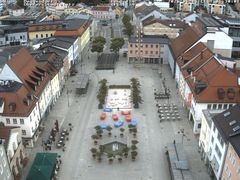 Archiv Foto Webcam Deggendorf mit Blick auf den oberen Stadtplatz