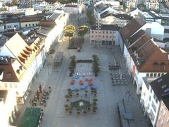 Archiv Foto Webcam Deggendorf mit Blick auf den oberen Stadtplatz