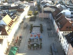 Archiv Foto Webcam Deggendorf mit Blick auf den oberen Stadtplatz