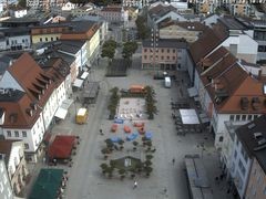 Archiv Foto Webcam Deggendorf mit Blick auf den oberen Stadtplatz