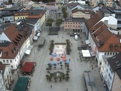 Archiv Foto Webcam Deggendorf mit Blick auf den oberen Stadtplatz