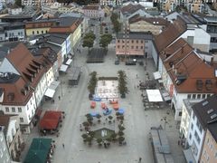 Archiv Foto Webcam Deggendorf mit Blick auf den oberen Stadtplatz