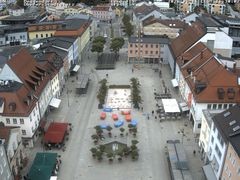 Archiv Foto Webcam Deggendorf mit Blick auf den oberen Stadtplatz
