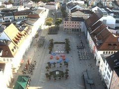 Archiv Foto Webcam Deggendorf mit Blick auf den oberen Stadtplatz