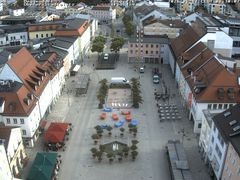Archiv Foto Webcam Deggendorf mit Blick auf den oberen Stadtplatz