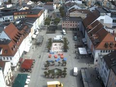 Archiv Foto Webcam Deggendorf mit Blick auf den oberen Stadtplatz