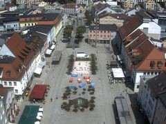 Archiv Foto Webcam Deggendorf mit Blick auf den oberen Stadtplatz