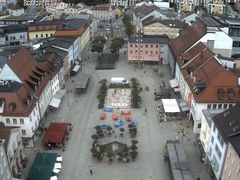 Archiv Foto Webcam Deggendorf mit Blick auf den oberen Stadtplatz