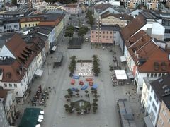 Archiv Foto Webcam Deggendorf mit Blick auf den oberen Stadtplatz