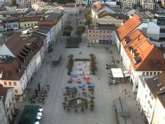 Archiv Foto Webcam Deggendorf mit Blick auf den oberen Stadtplatz