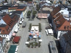 Archiv Foto Webcam Deggendorf mit Blick auf den oberen Stadtplatz